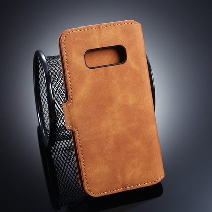 DG.MING Retro Style Wallet Leather Stand Case for Samsung Galaxy S10e