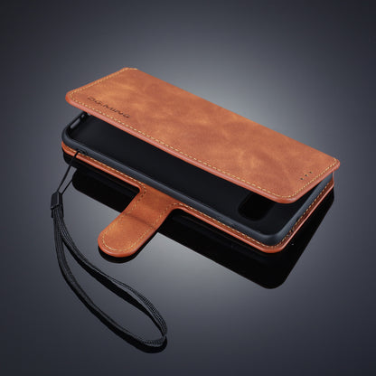 DG.MING Retro Style Wallet Leather Stand Case for Samsung Galaxy S10