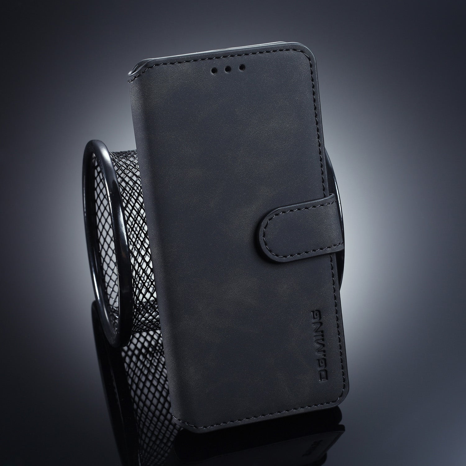 DG.MING Retro Style Leather Wallet Stand Case for Samsung Galaxy S10 Plus