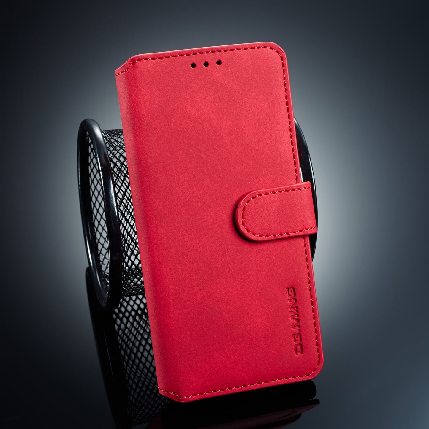 DG.MING Retro Style Leather Wallet Stand Case for Samsung Galaxy S10 Plus