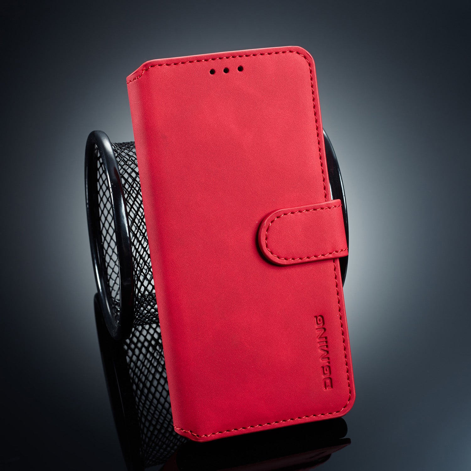 DG.MING Retro Style Leather Wallet Stand Case for Samsung Galaxy S10 Plus