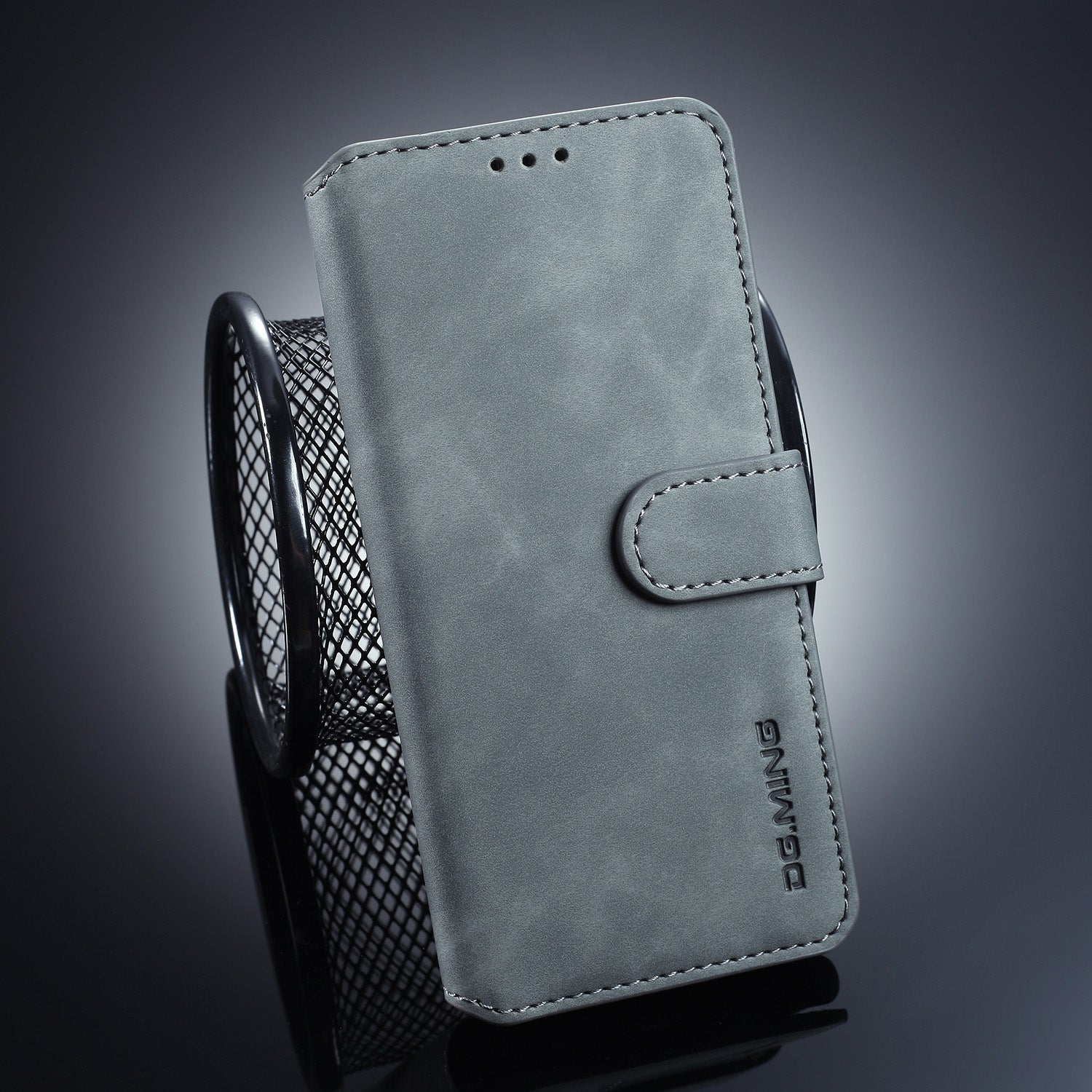DG.MING Retro Style Leather Wallet Stand Case for Samsung Galaxy S10 Plus