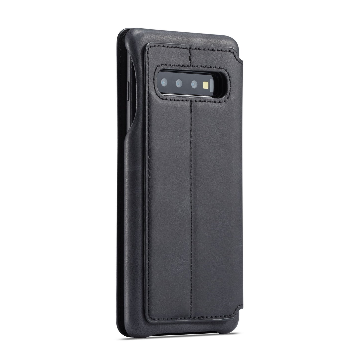 LC.IMEEKE Retro Style Leather Card Holder Case for Samsung Galaxy S10 Plus