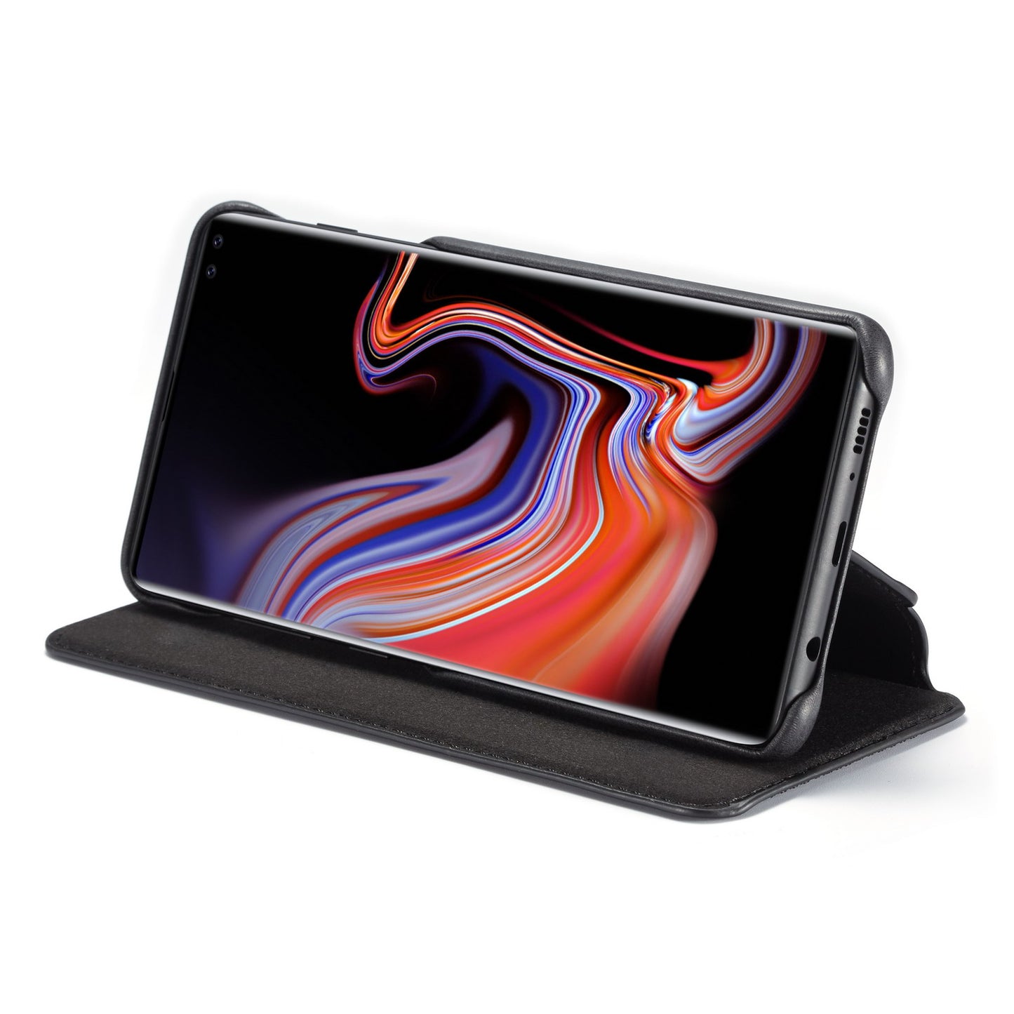 LC.IMEEKE Retro Style Leather Card Holder Case for Samsung Galaxy S10 Plus