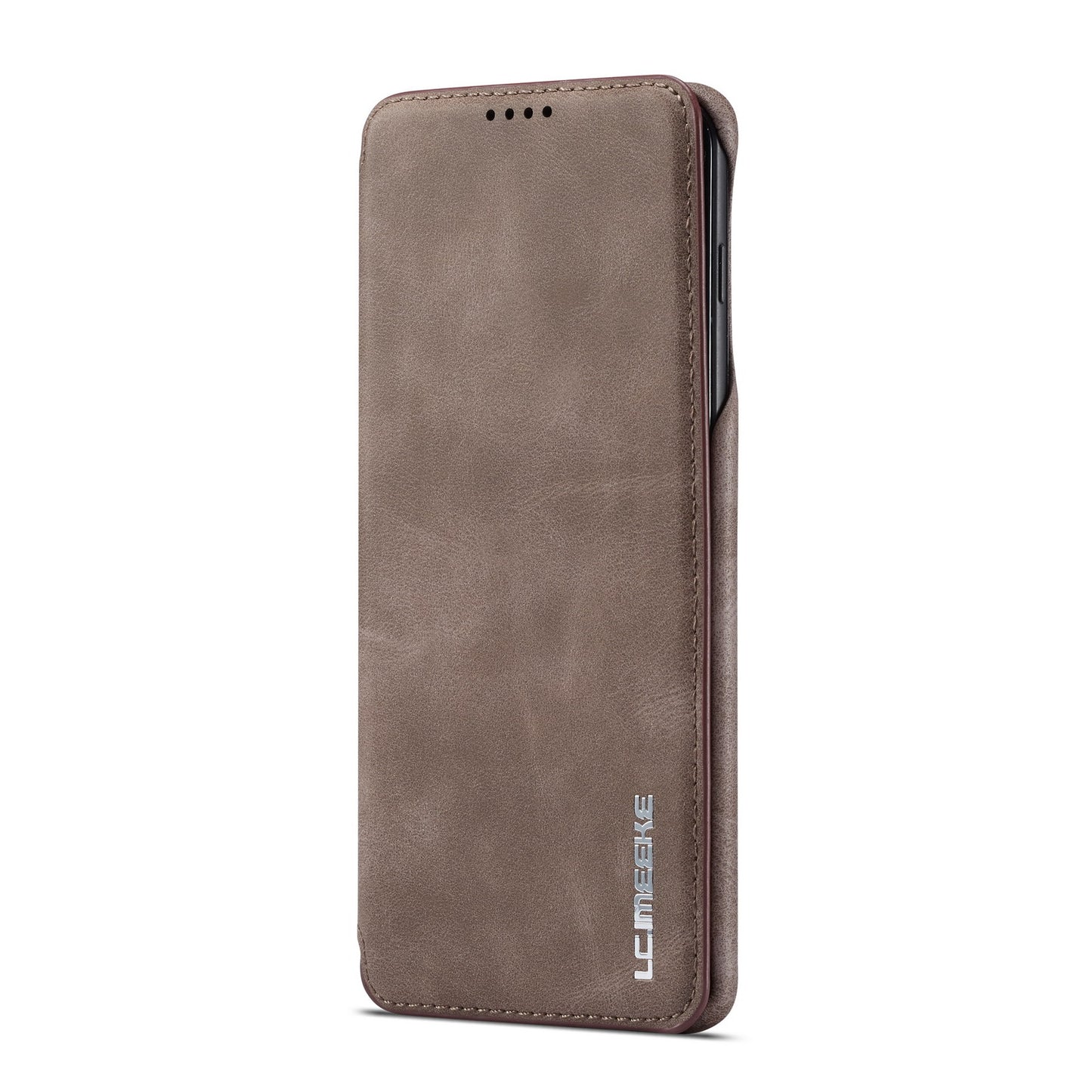 LC.IMEEKE Retro Style Leather Card Holder Case for Samsung Galaxy S10 Plus