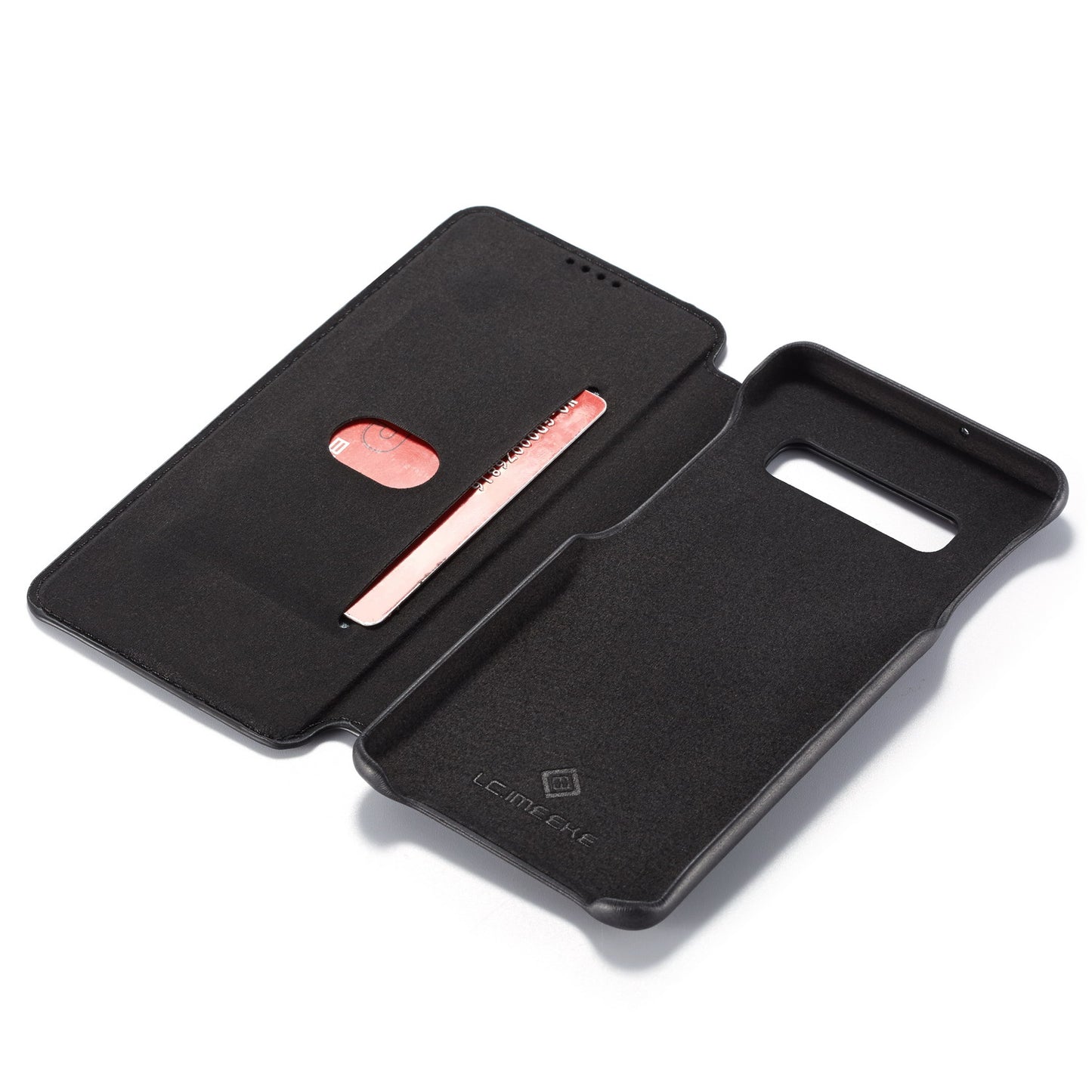 LC.IMEEKE Retro Style Leather Card Holder Case for Samsung Galaxy S10