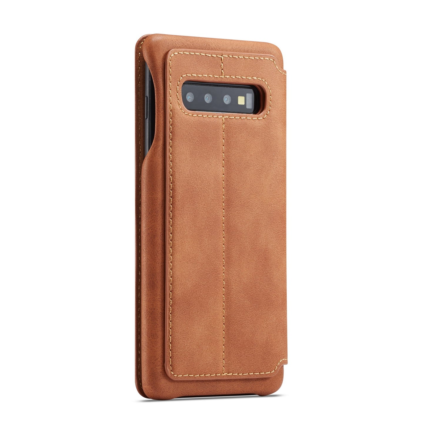 LC.IMEEKE Retro Style Leather Card Holder Case for Samsung Galaxy S10