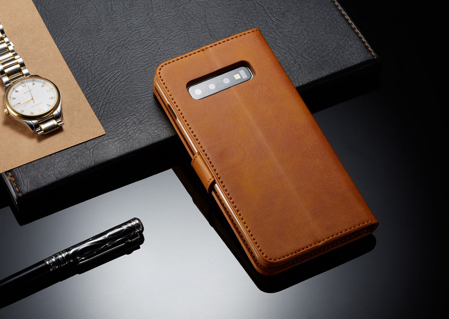 LC.IMEEKE Wallet Leather Stand Case for Samsung Galaxy S10 Plus