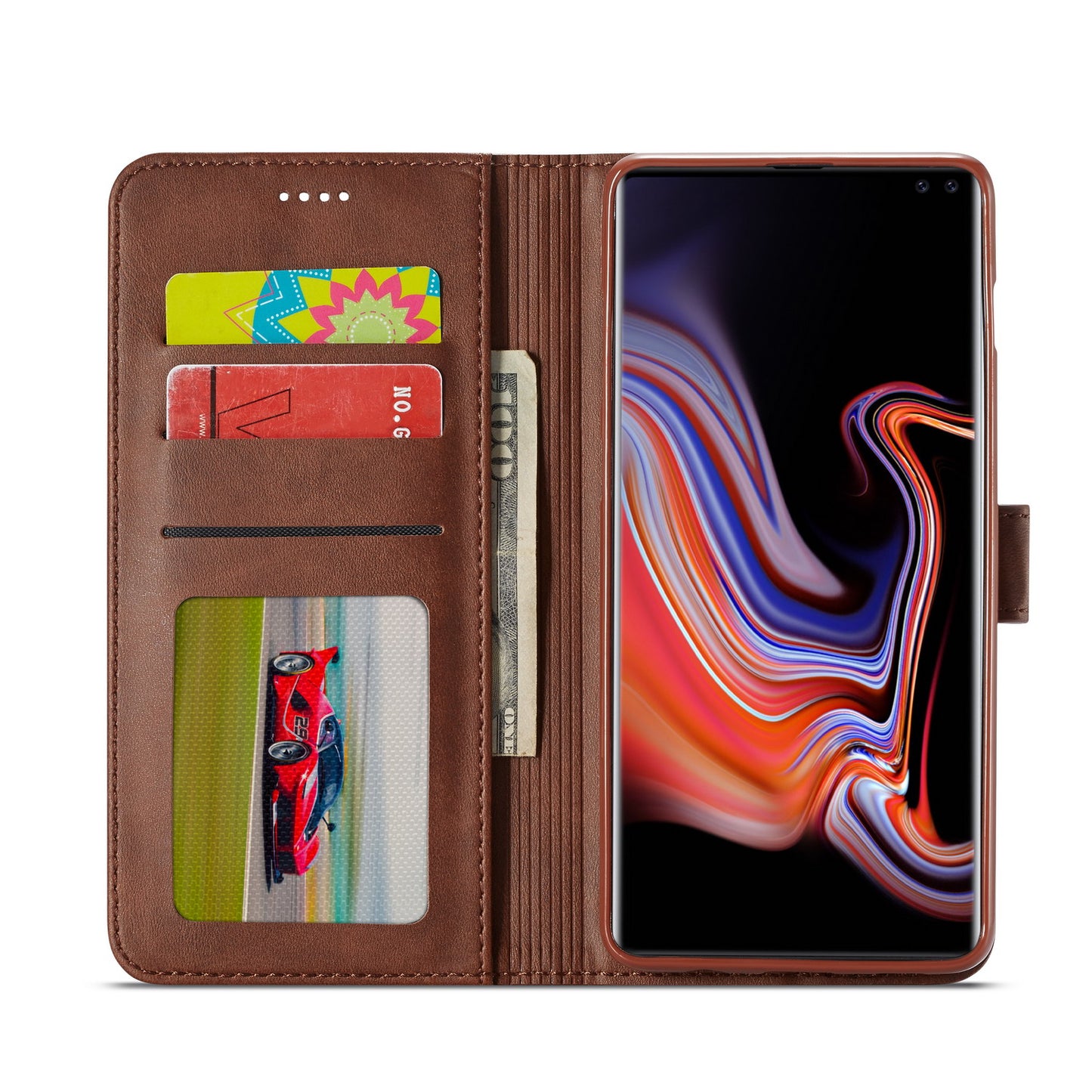 LC.IMEEKE Wallet Leather Stand Case for Samsung Galaxy S10 Plus