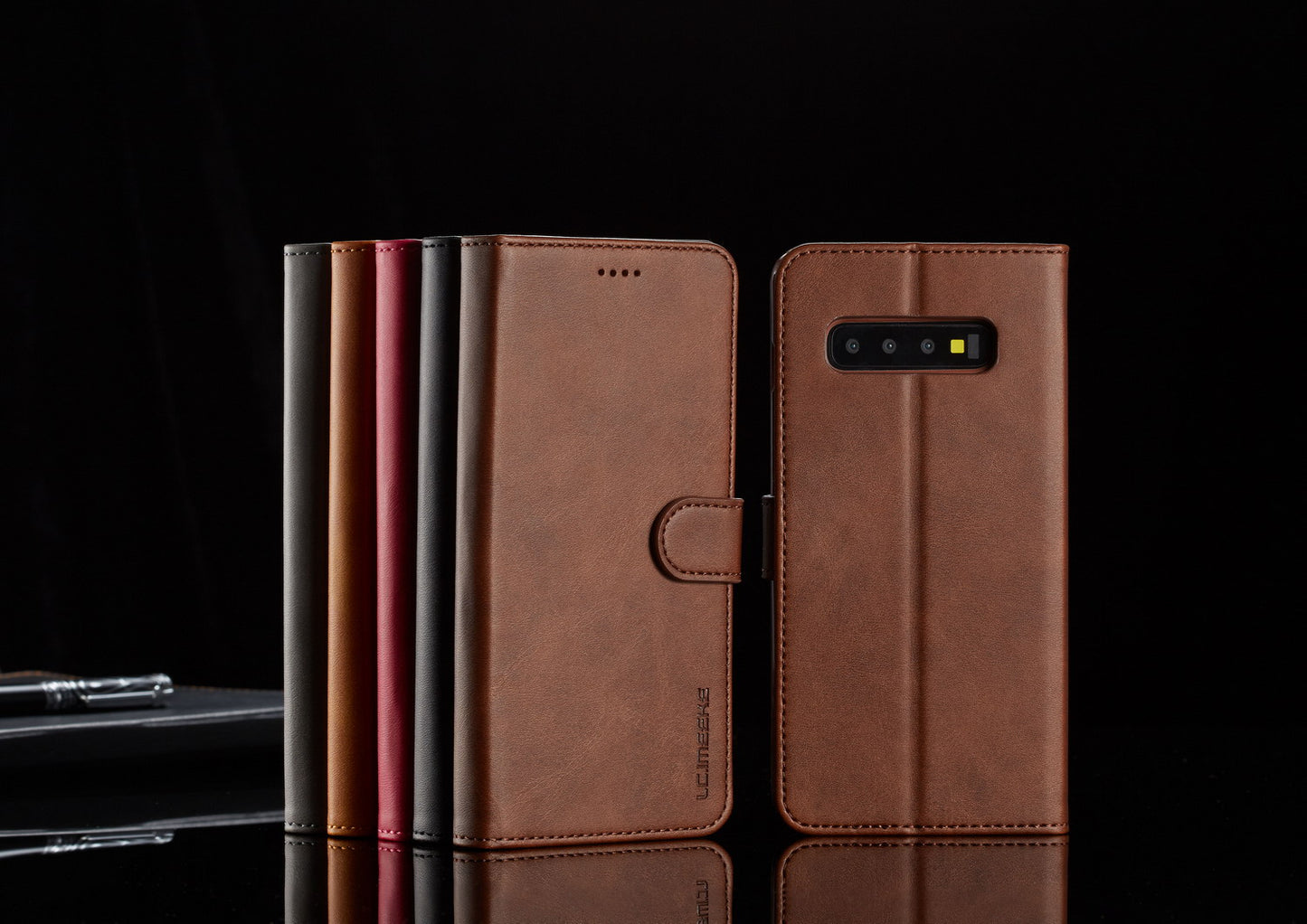 LC.IMEEKE Wallet Leather Stand Case for Samsung Galaxy S10