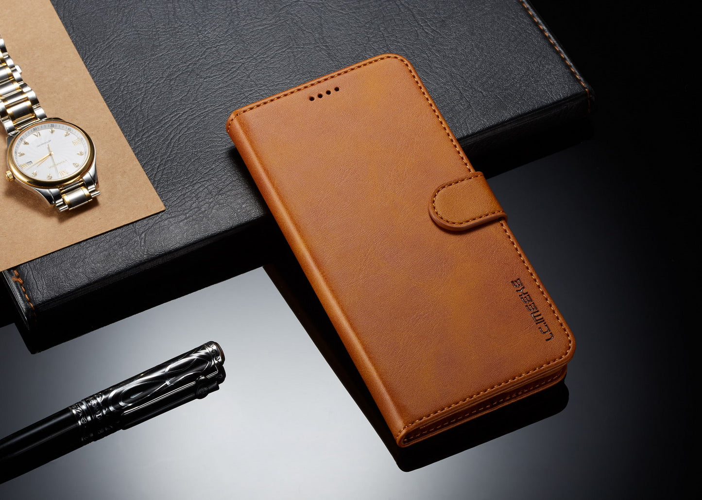 LC.IMEEKE Wallet Leather Stand Case for Samsung Galaxy S10