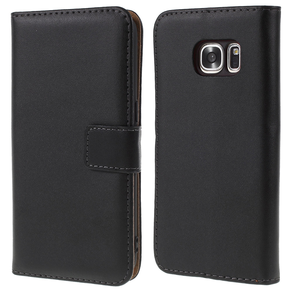 For Samsung Galaxy S7 G930 Folio Flip Split Leather Large Capacity Wallet Case Accessory