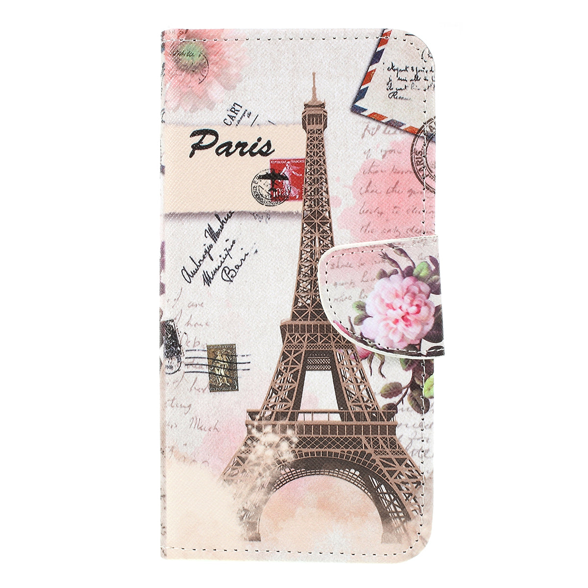 Cross Texture Patterned Leather Wallet Case for Samsung Galaxy M10
