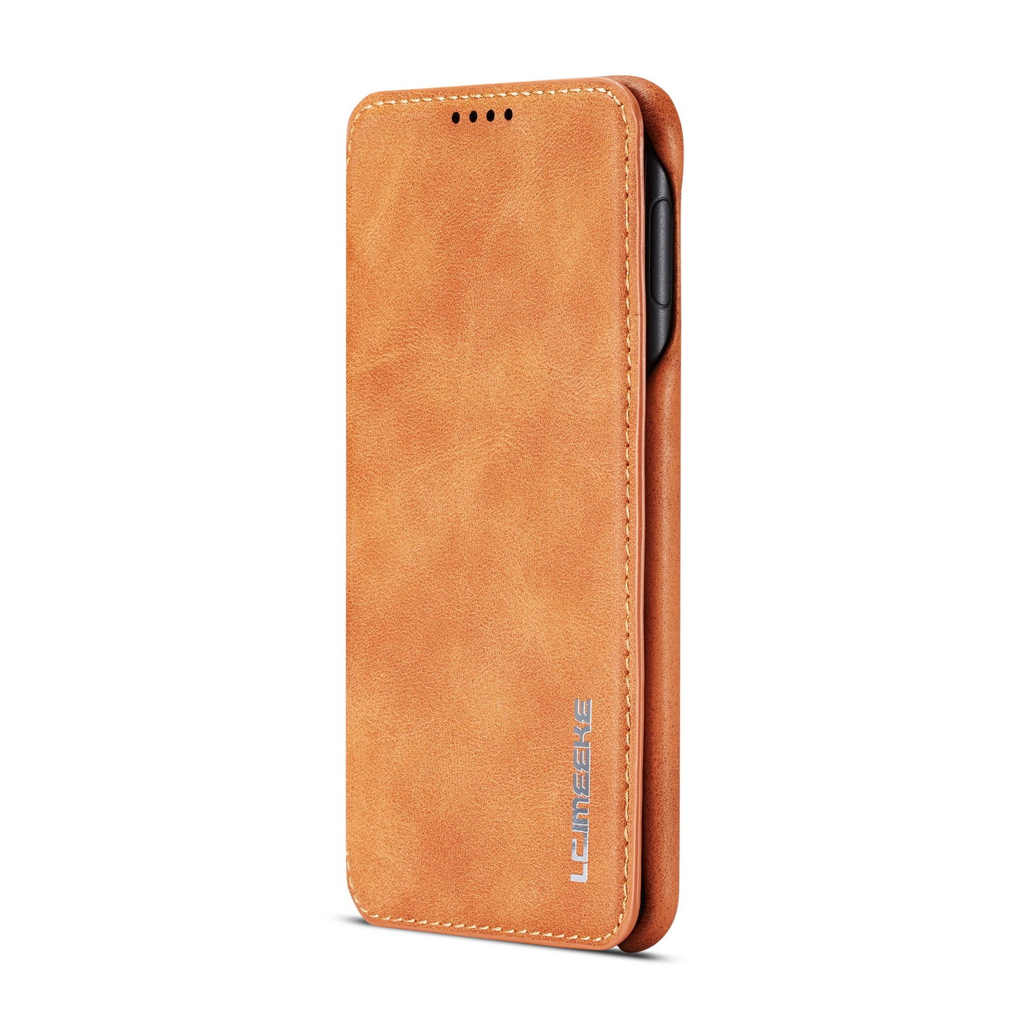 LC.IMEEKE Retro Style Leather Card Holder Case for Samsung Galaxy S10e