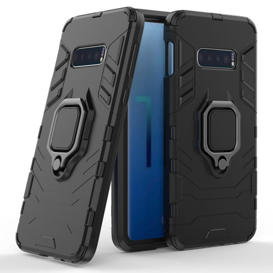 Cool Guard Ring Holder Kickstand PC TPU Hybrid Case for Samsung Galaxy S10e