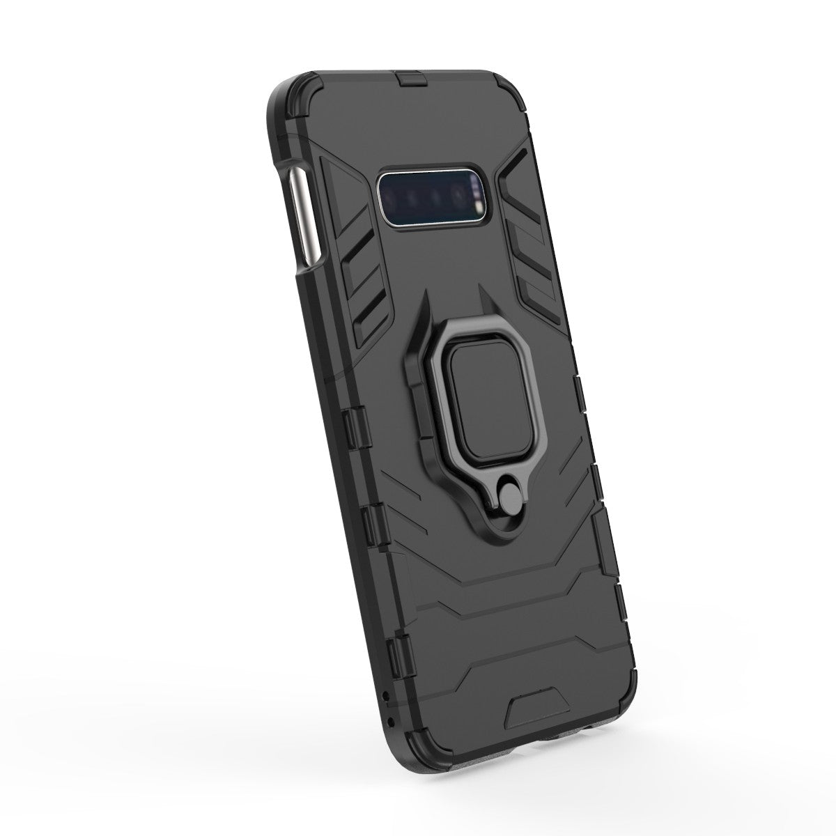 Cool Guard Ring Holder Kickstand PC TPU Hybrid Case for Samsung Galaxy S10e