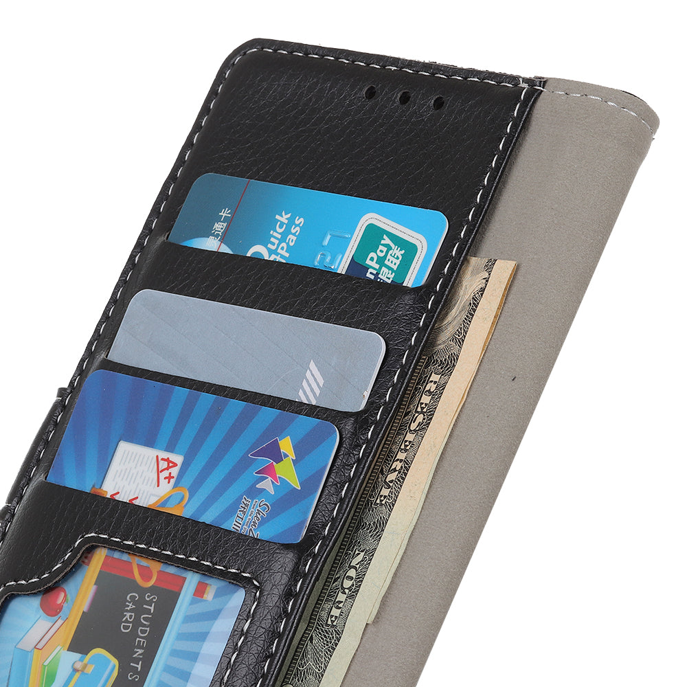 Litchi Grain Leather Cover with [Wallet Stand] for Samsung Galaxy A50 / A50s / A30s