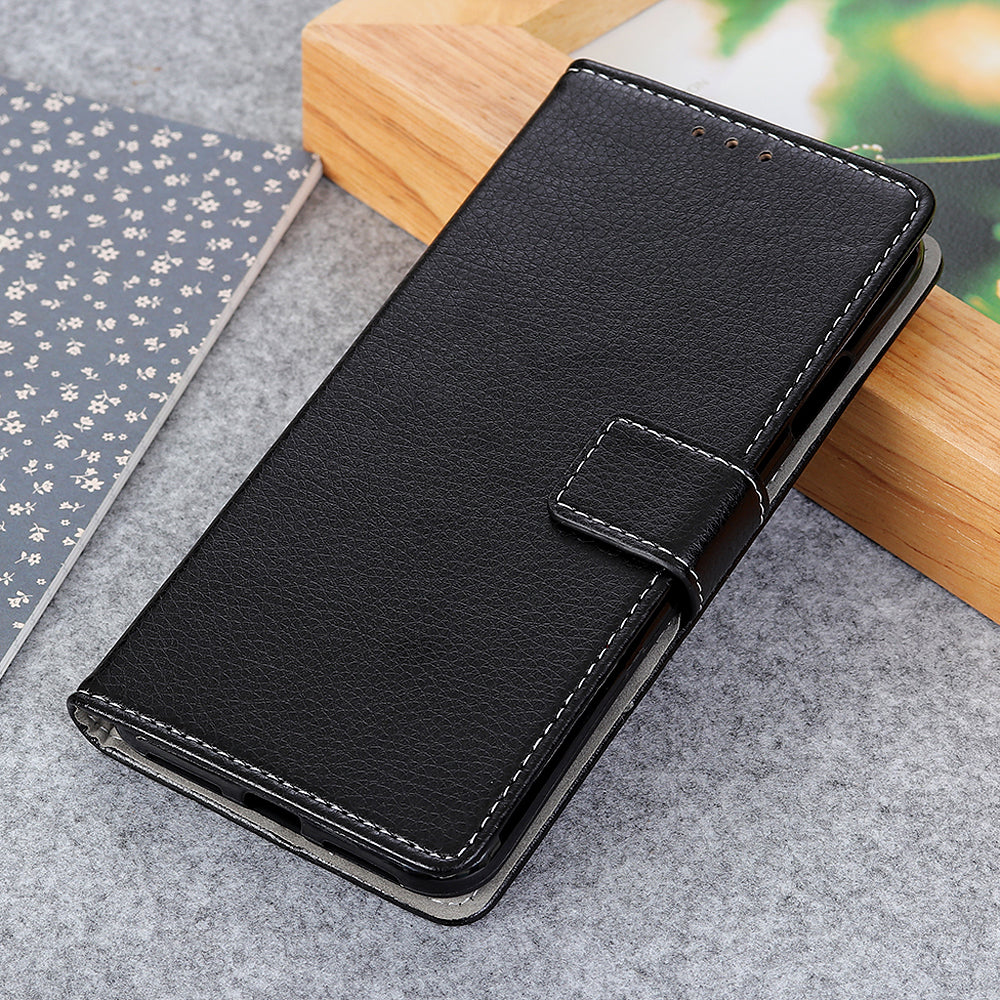 Litchi Grain Leather Cover with [Wallet Stand] for Samsung Galaxy A50 / A50s / A30s