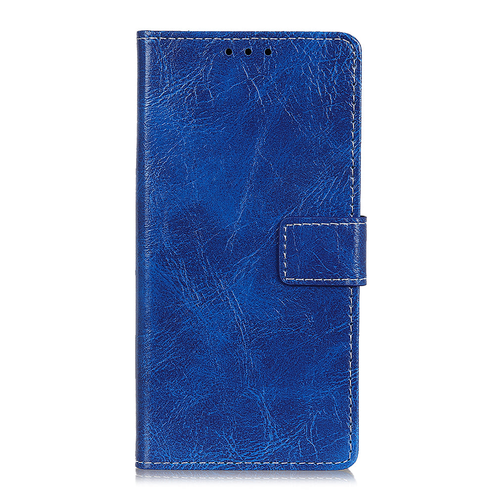 Crazy Horse PU Leather Wallet Phone Case for Samsung Galaxy A50 / A50s / A30s