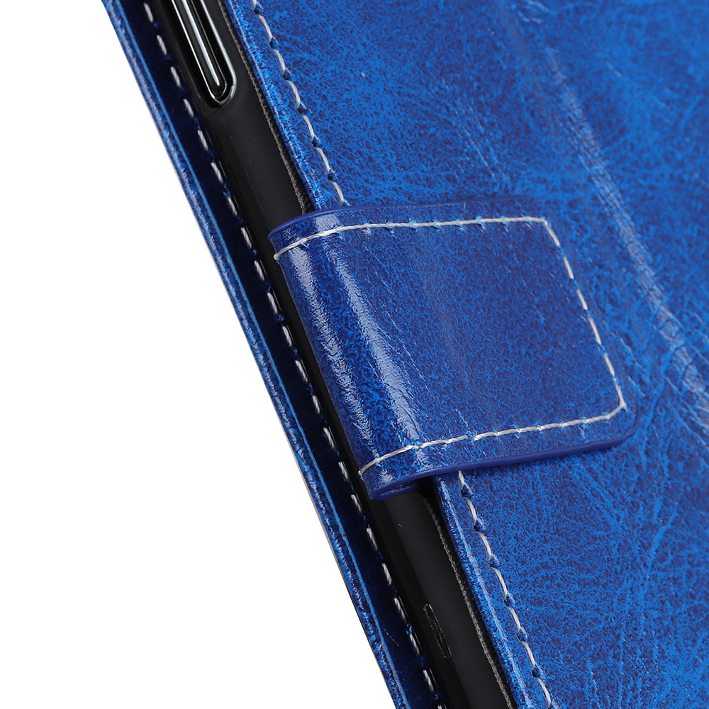 Crazy Horse PU Leather Wallet Phone Case for Samsung Galaxy A50 / A50s / A30s