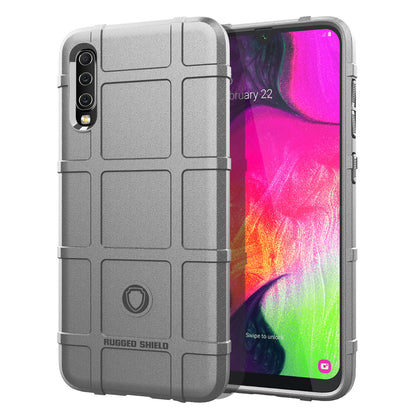 Anti-shock Square Grid Texture TPU Case for Samsung Galaxy A70