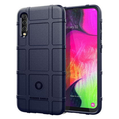 Anti-shock Square Grid Texture TPU Case for Samsung Galaxy A70