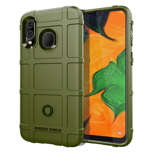 Anti-shock Square Grid Texture TPU Case for Samsung Galaxy A40