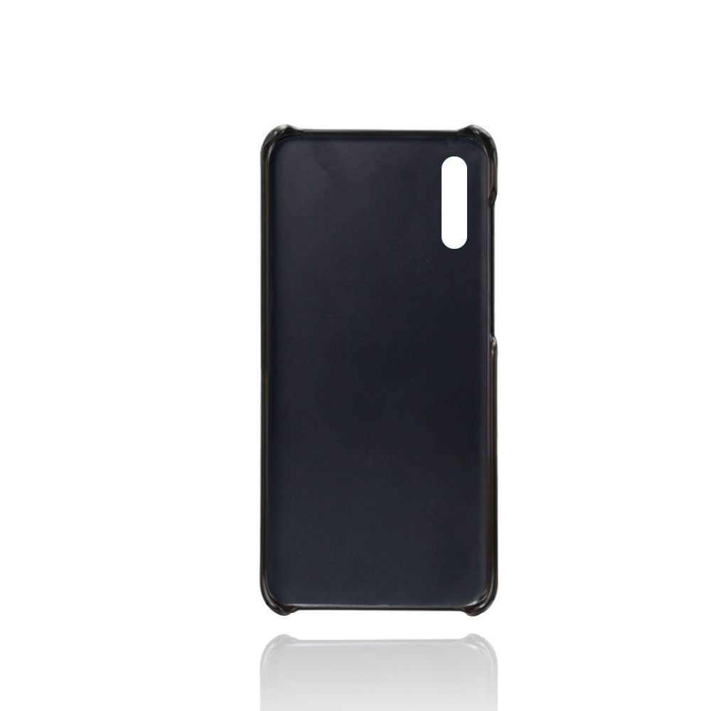 Dual Card Slots PU Leather Coated PC Mobile Phone Shell for Samsung Galaxy A50 / A50s / A30s