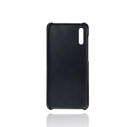 Dual Card Slots PU Leather Coated PC Mobile Phone Shell for Samsung Galaxy A50 / A50s / A30s