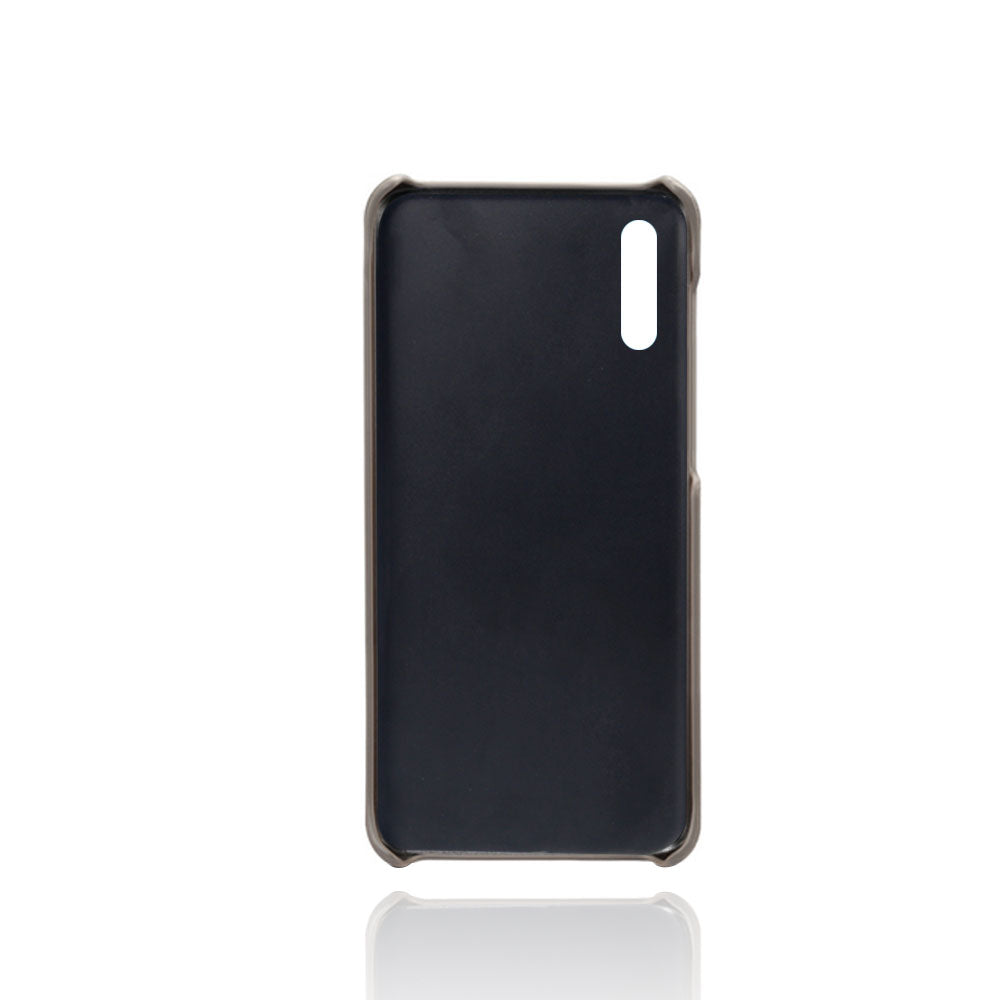 Dual Card Slots PU Leather Coated PC Mobile Phone Shell for Samsung Galaxy A50 / A50s / A30s