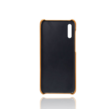 Dual Card Slots PU Leather Coated PC Mobile Phone Shell for Samsung Galaxy A50 / A50s / A30s