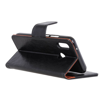 Nappa Texture Split Leather Wallet Case for Samsung Galaxy A40