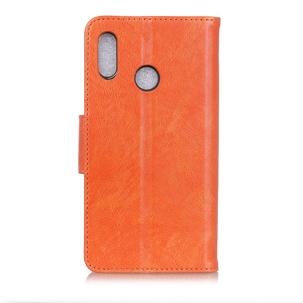 Nappa Texture Split Leather Wallet Case for Samsung Galaxy A40