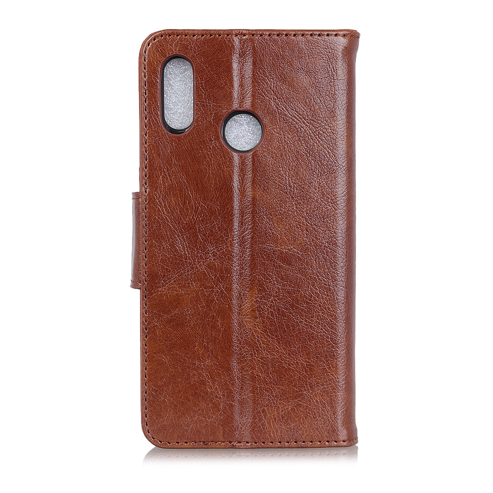 Nappa Texture Split Leather Wallet Case for Samsung Galaxy A40