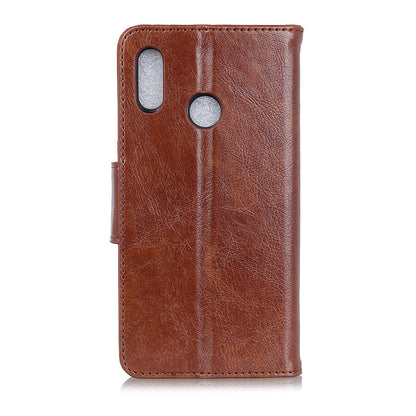Nappa Texture Split Leather Wallet Case for Samsung Galaxy A40