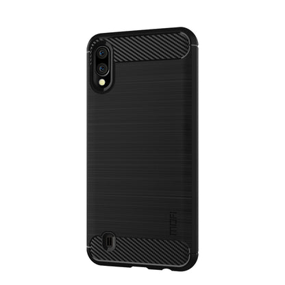 MOFI Carbon Fiber Texture Brushed TPU Cover Shell for Samsung Galaxy M10