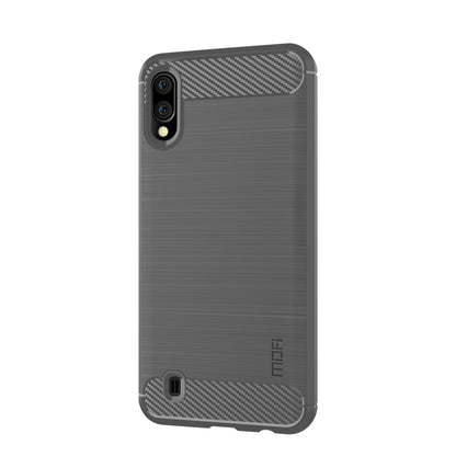 MOFI Carbon Fiber Texture Brushed TPU Cover Shell for Samsung Galaxy M10