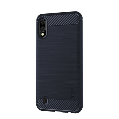 MOFI Carbon Fiber Texture Brushed TPU Cover Shell for Samsung Galaxy M10