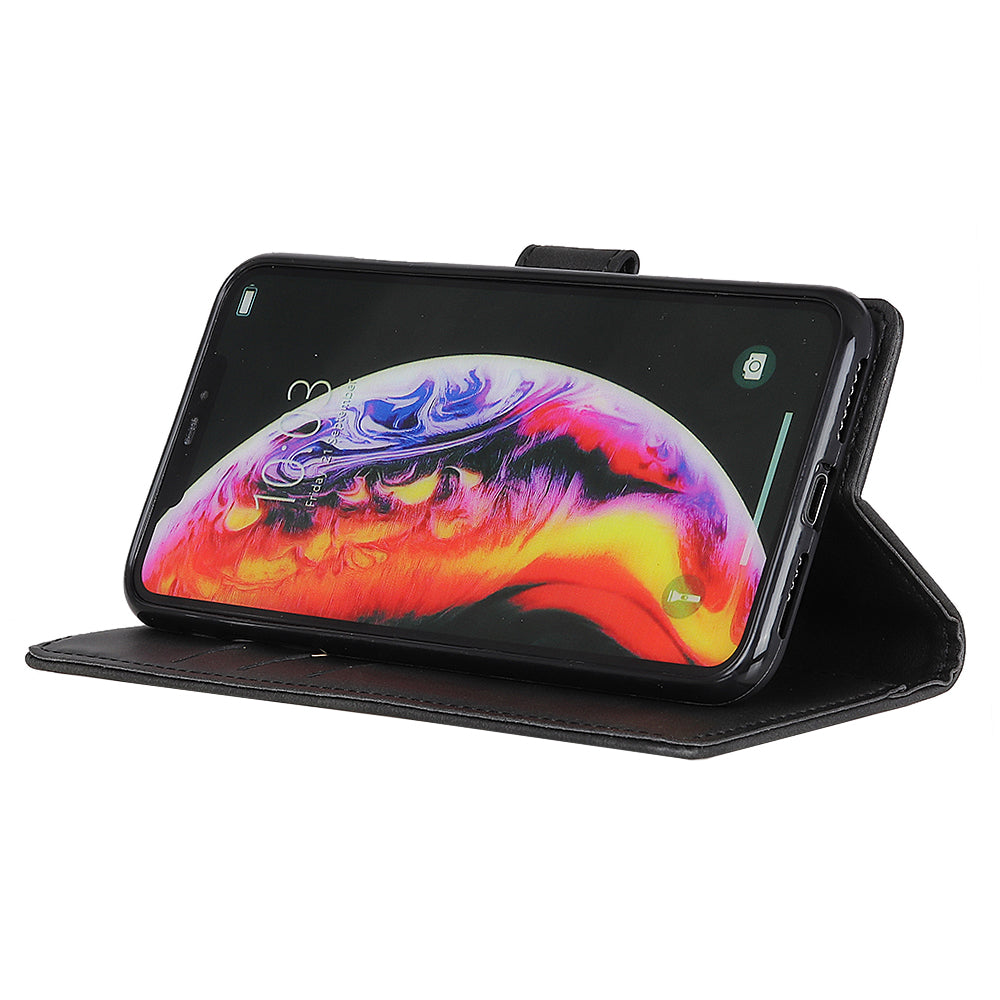 Matte PU Leather Wallet Stand Phone Case for Samsung Galaxy S10 5G