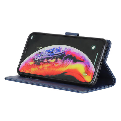 Matte PU Leather Wallet Stand Phone Case for Samsung Galaxy A10
