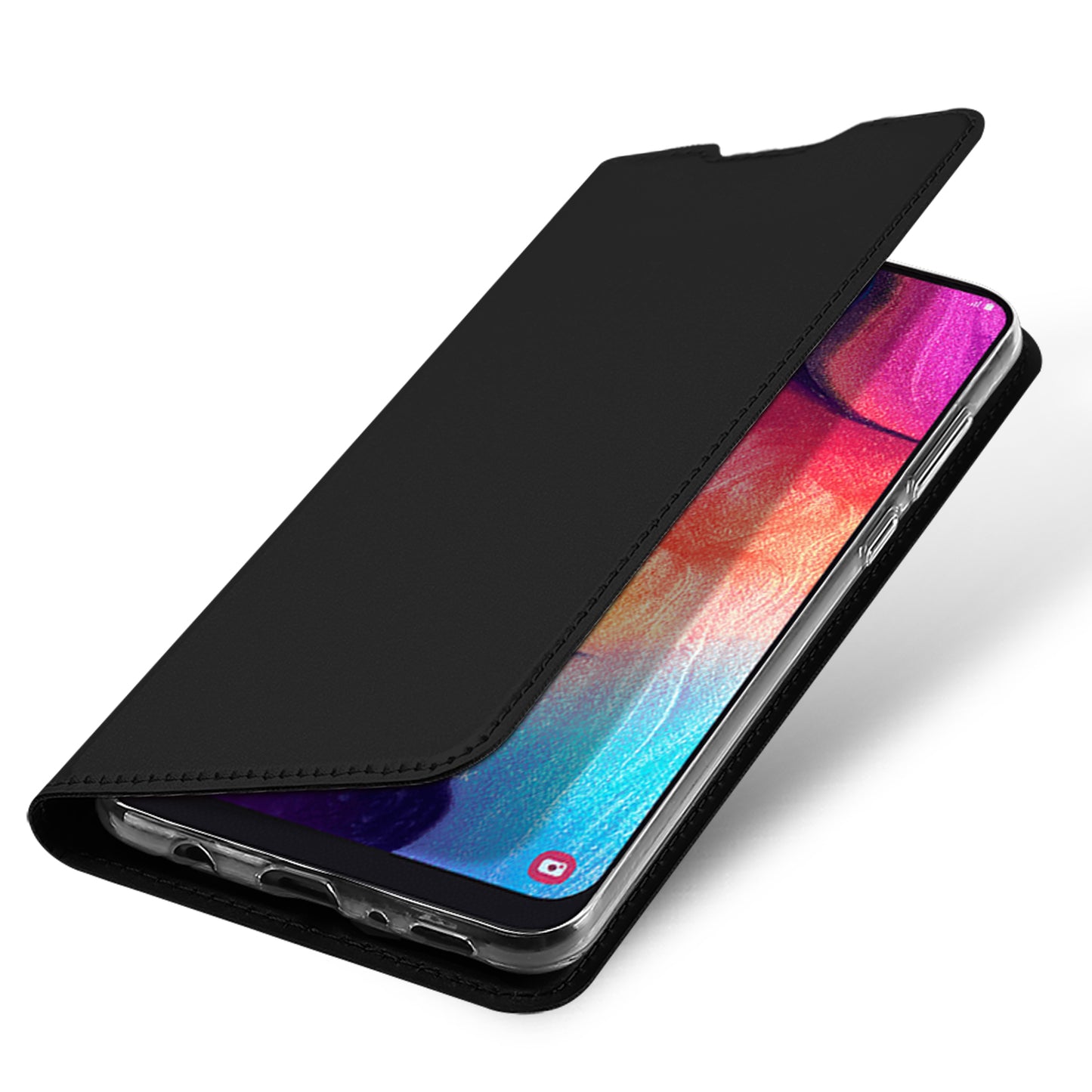 DUX DUCIS Skin Pro Series Anti-Scratch Skin Touch Leather Flip Case with Card Slot for Samsung Galaxy A50 / A50s / A30s