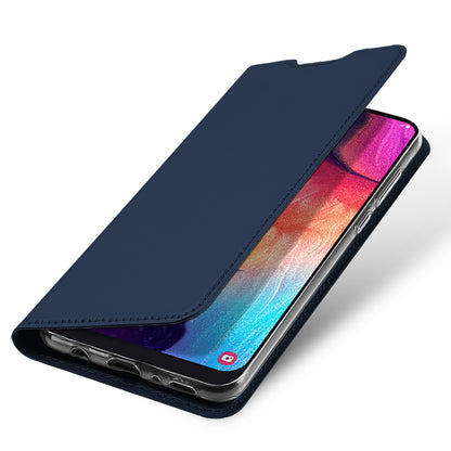 DUX DUCIS Skin Pro Series Anti-Scratch Skin Touch Leather Flip Case with Card Slot for Samsung Galaxy A50 / A50s / A30s