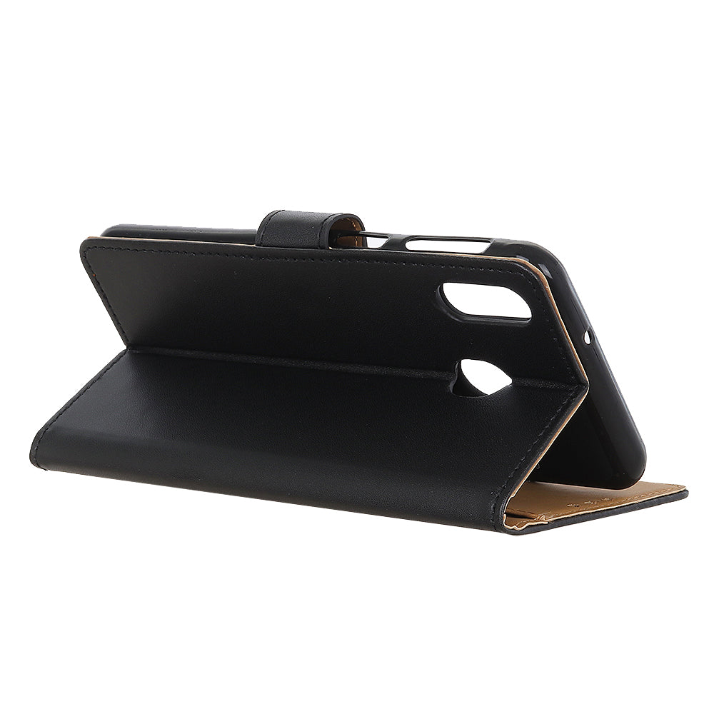 Wallet Stand Leather Protective Phone Cover for Samsung Galaxy A40