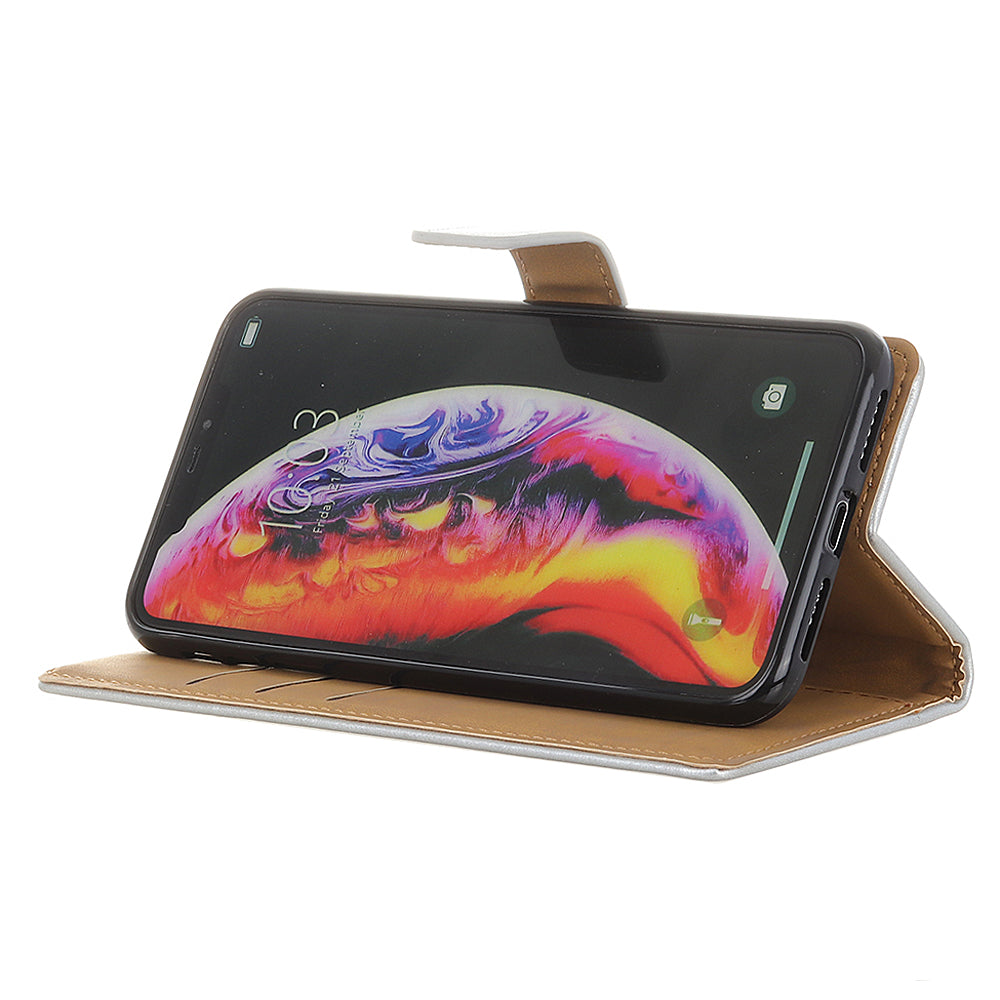 Wallet Stand Leather Protective Phone Cover for Samsung Galaxy A40