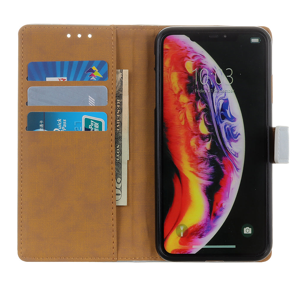 Wallet Stand Leather Protective Phone Cover for Samsung Galaxy A40