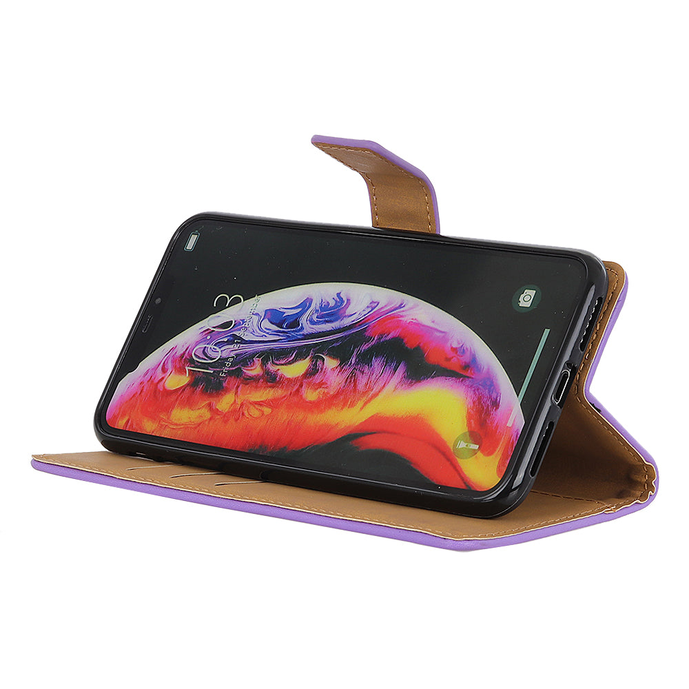 Wallet Stand Leather Protective Phone Cover for Samsung Galaxy A40