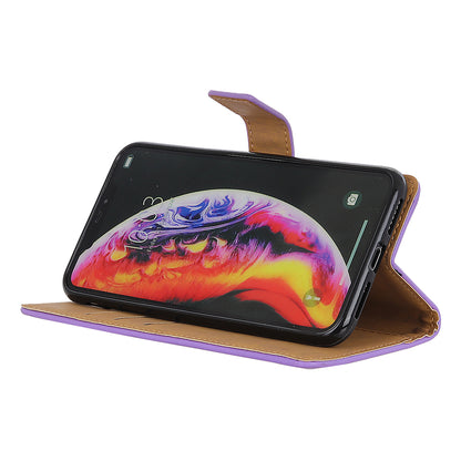 Wallet Stand Leather Protective Phone Cover for Samsung Galaxy A40