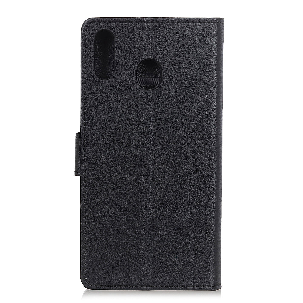 Litchi Skin Leather Wallet Case for Samsung Galaxy A40