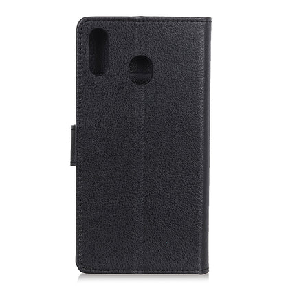 Litchi Skin Leather Wallet Case for Samsung Galaxy A40