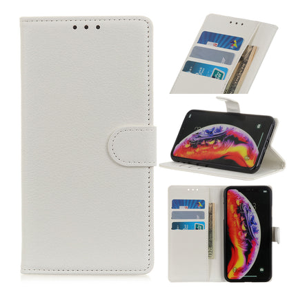 Litchi Skin Leather Wallet Case for Samsung Galaxy A40